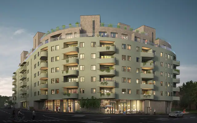New commercial premises at Kirkeveien/Ullevålsveien – Fagerborg · Ullevålsveien 114