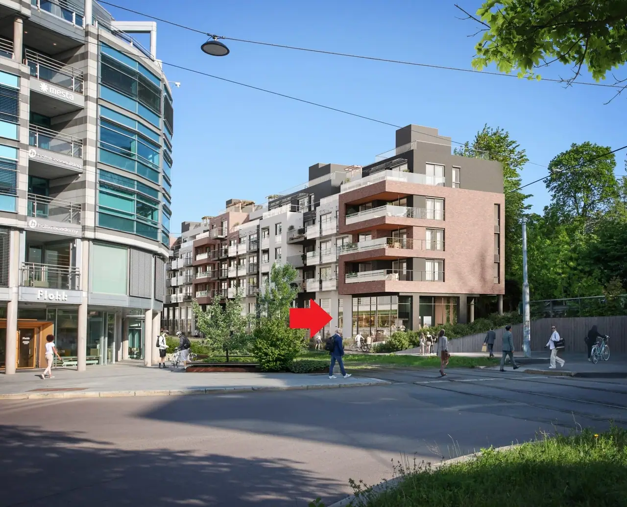 Thune/Skøyen – highly visible corner unit for sale