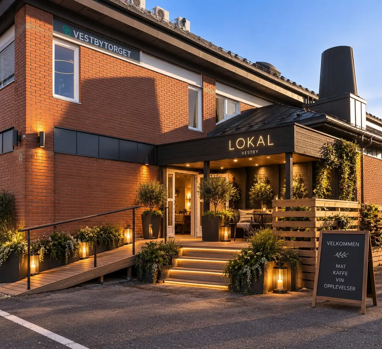 Flexible premises at Vestby Torg